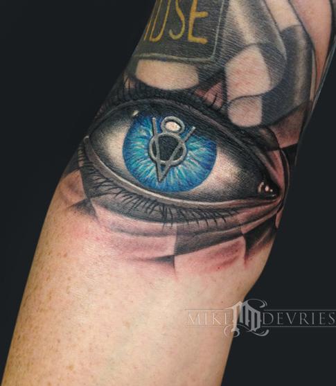 Tattoos - Vintage V8 Eye - 94391